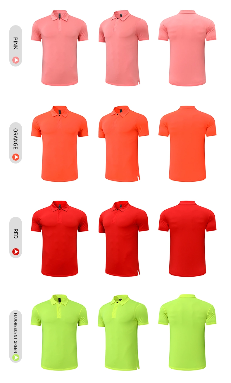 Polo Shirt Gym Wear Men Company Uniform Plain T Shirt Custom Logo Men Sport Golf Polo T Shirt